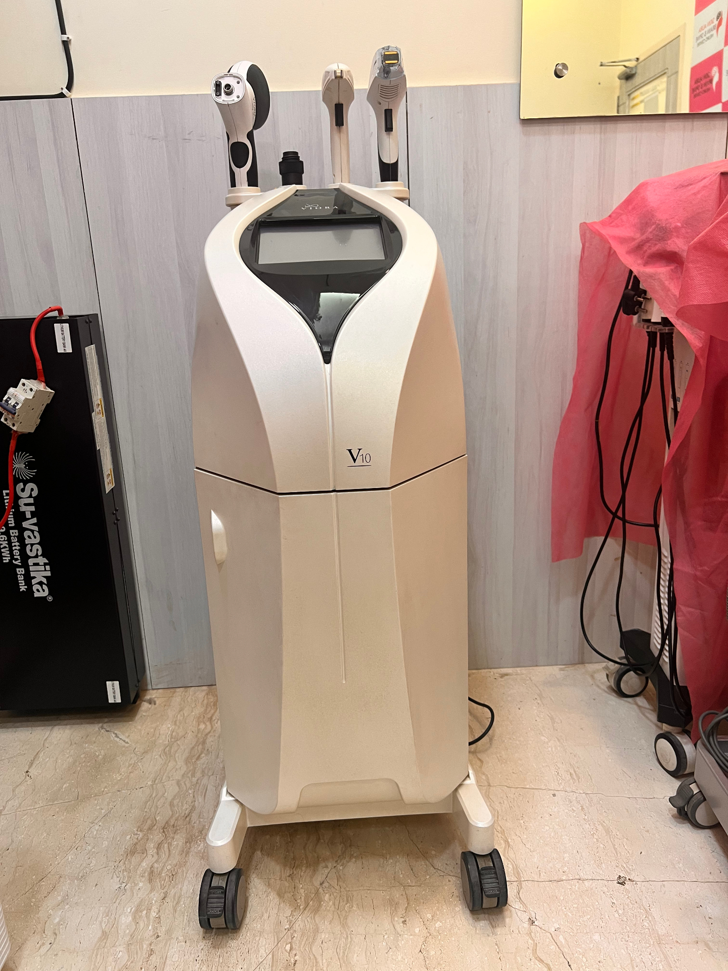 Aesthetic skincare equipment used for professional training